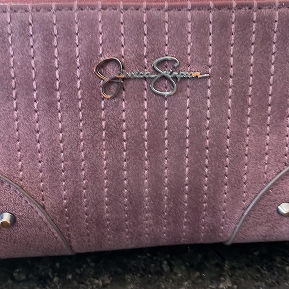 Jessica Simpson wallet/clutch, very good condition, two zippered compartments - Picture 2 of 9